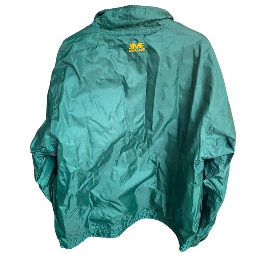 Vintage Green‎ Bay Packers reversible windbreaker pull over jacket  size large - Picture 3 of 8